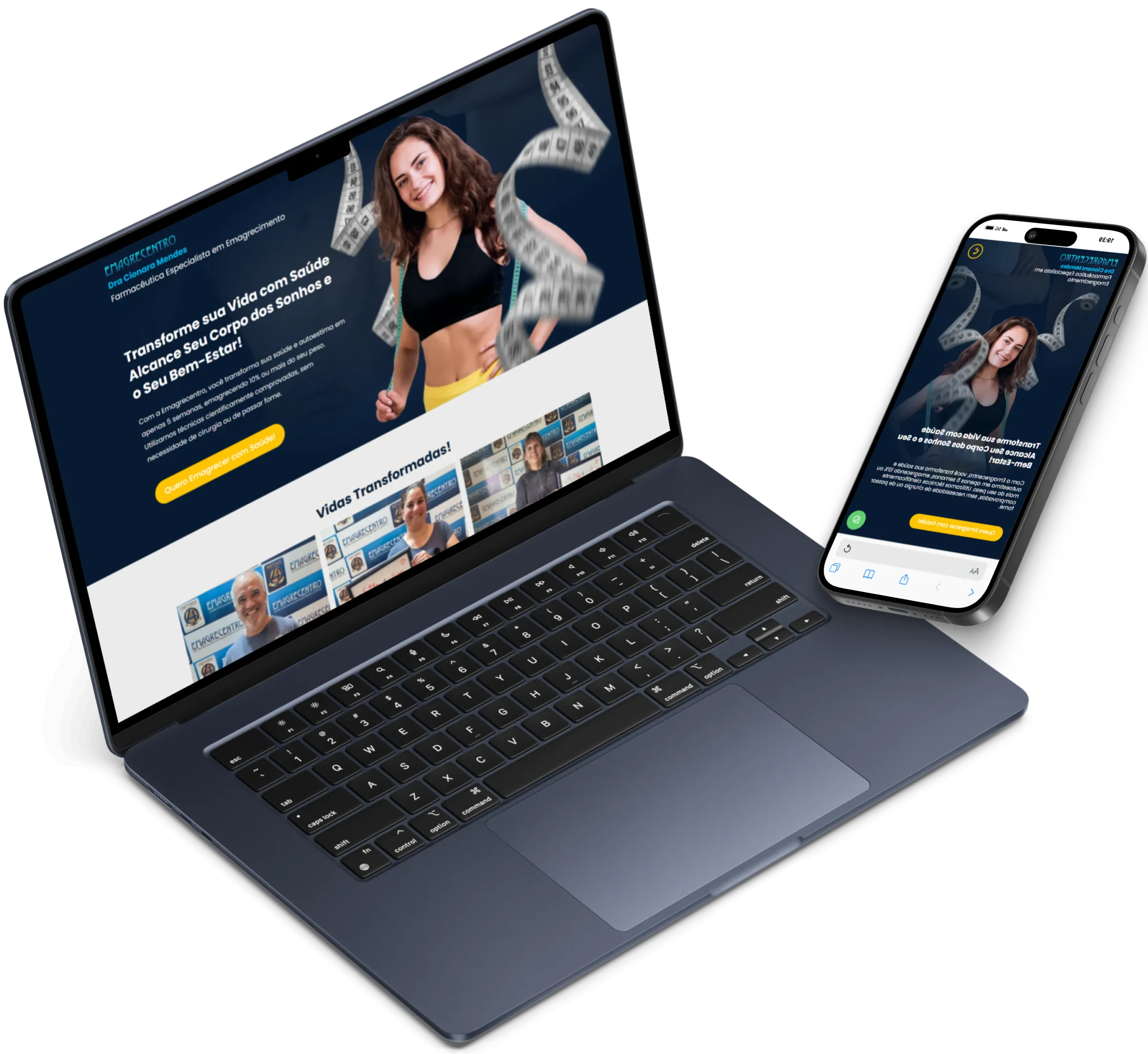 Landing Page Dra Cionara