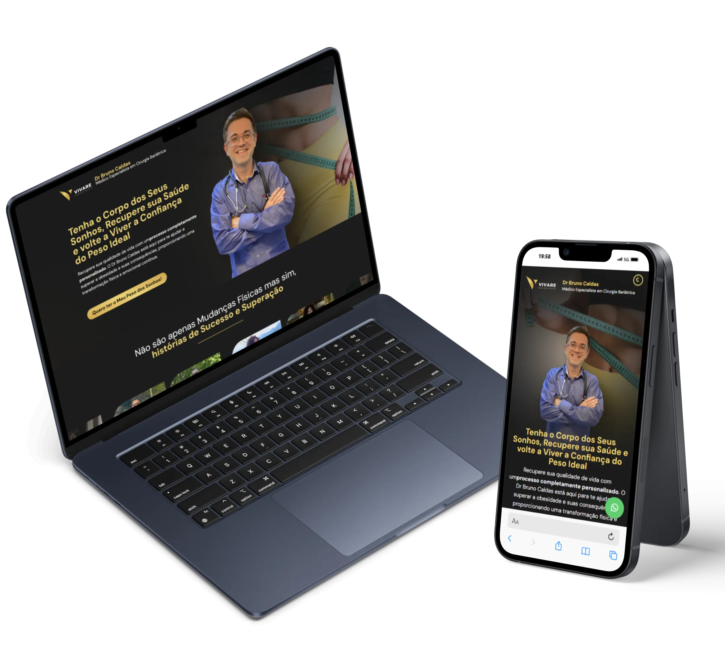 Landing Page Dr Bruno Caldas