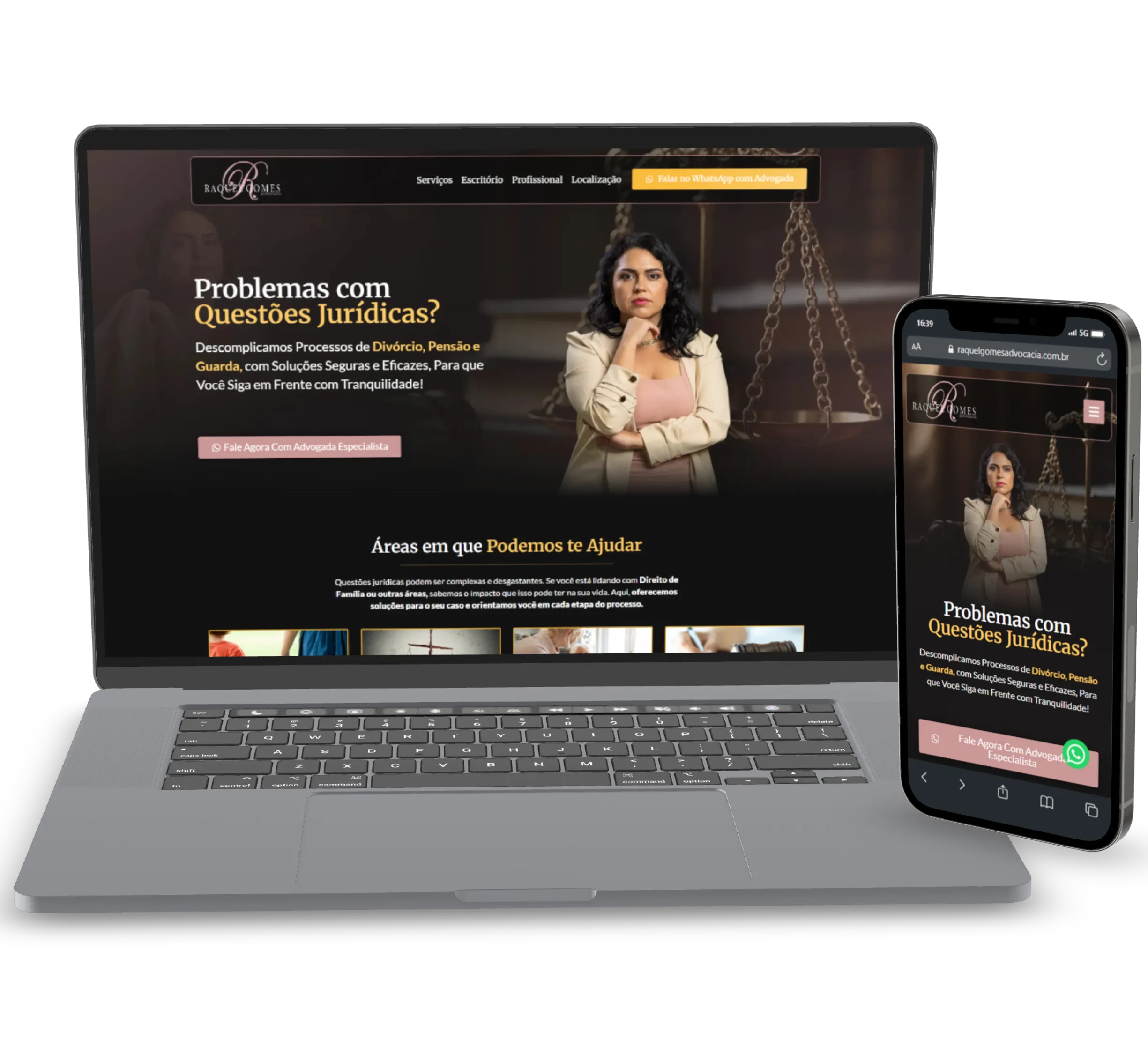 Landing Page Dra Raquel Gomes 