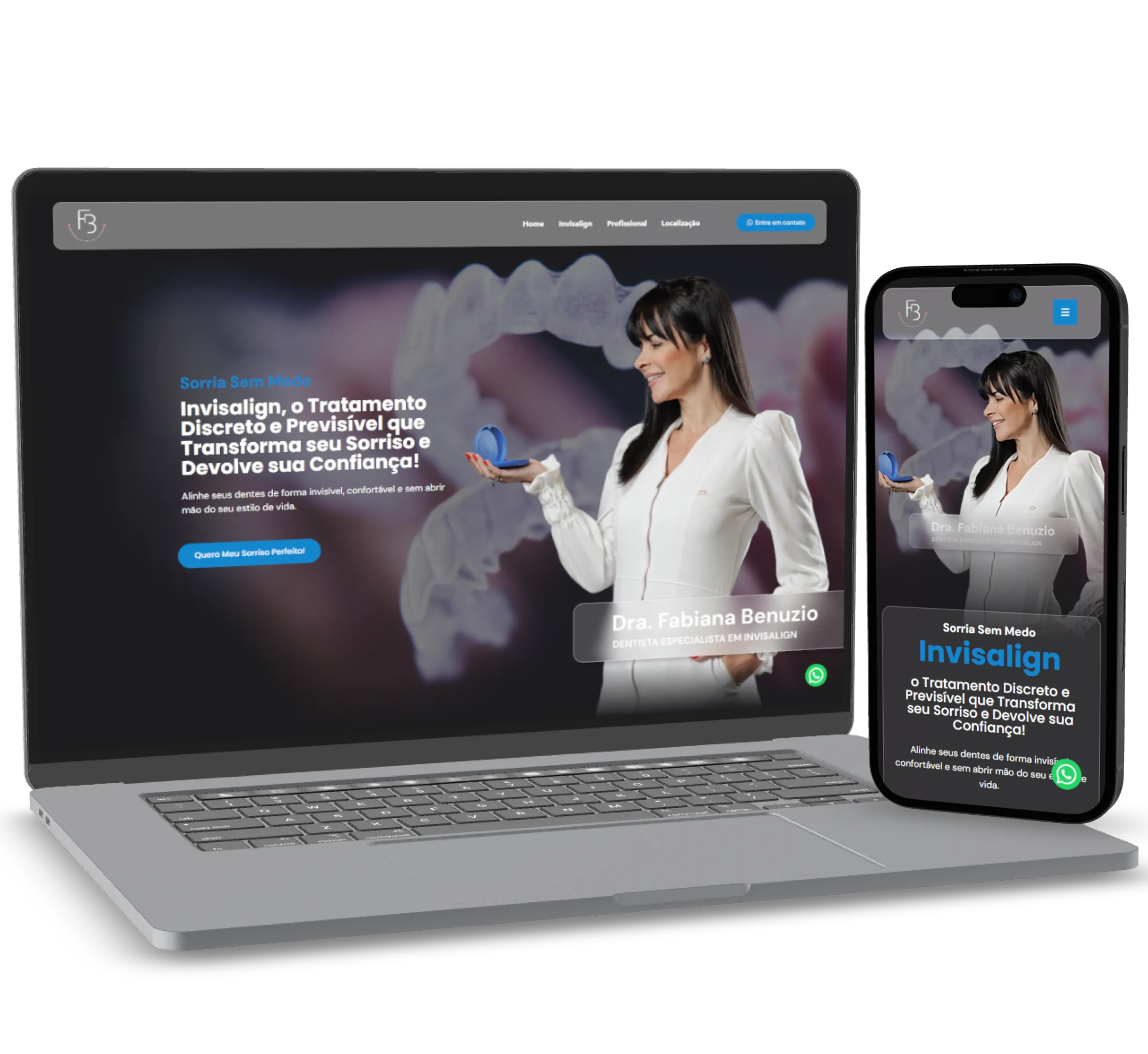 Landing Page Dra Fabiana Benuzio 