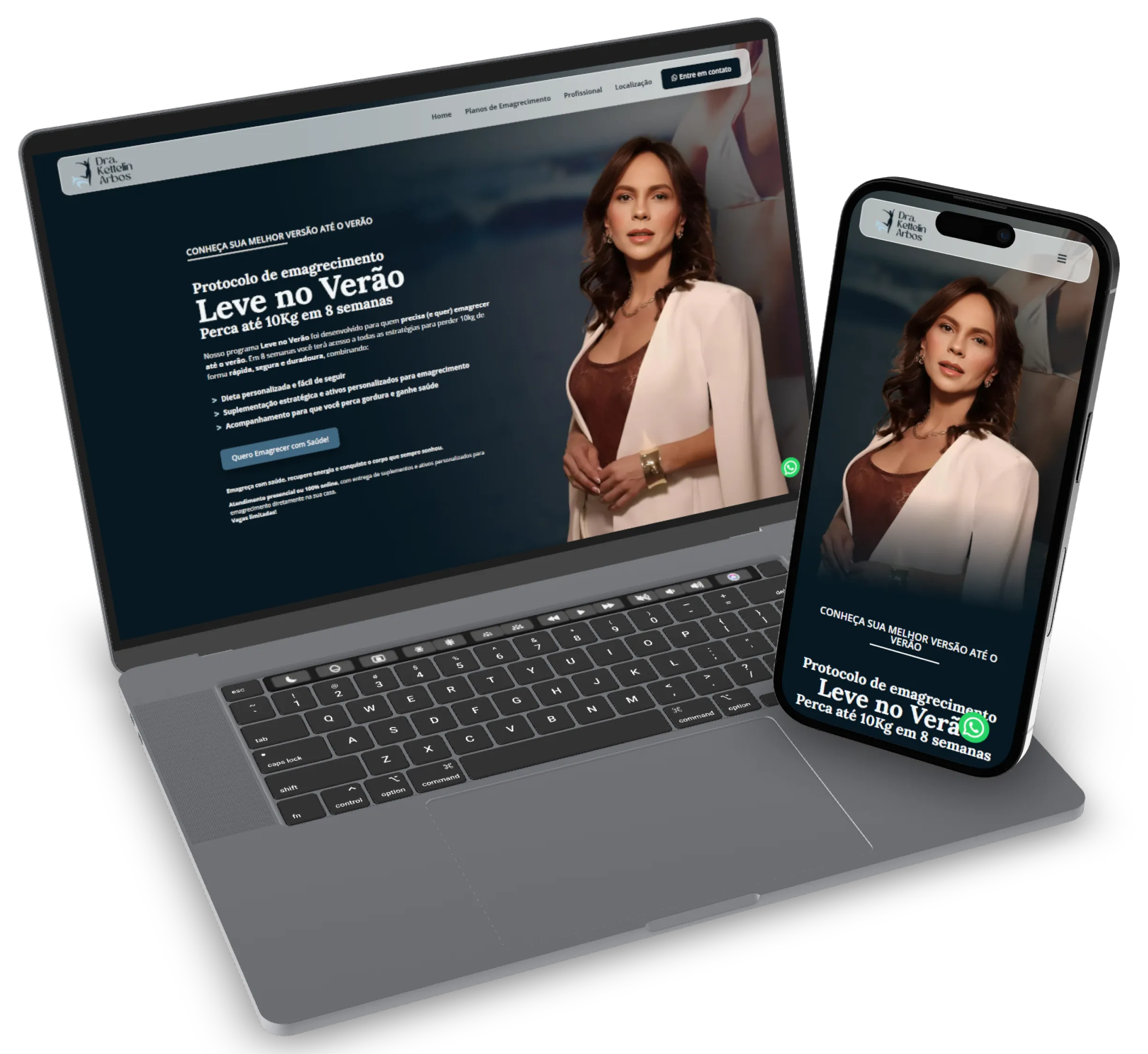 Landing Page Dra Ketellin Arbos